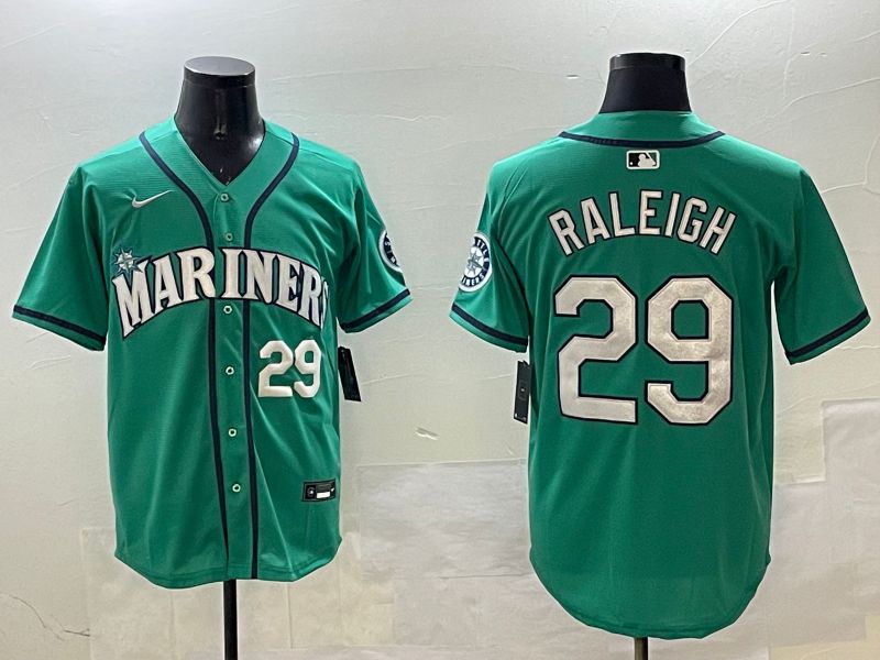 Men Seattle Mariners #29 Raleigh Green Game Nike 2025 MLB Jersey style 6